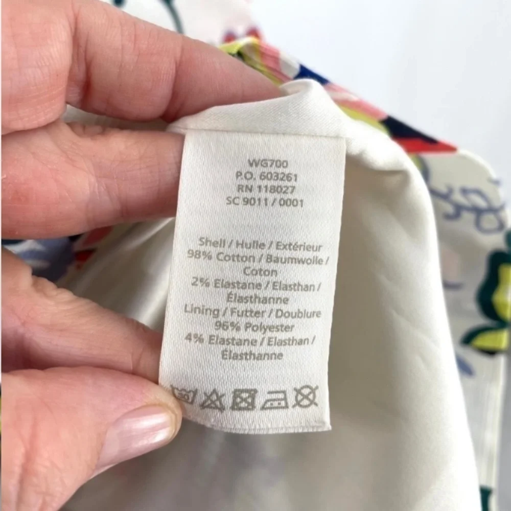 Boden White Floral Pencil Skirt - Picture 9 of 12